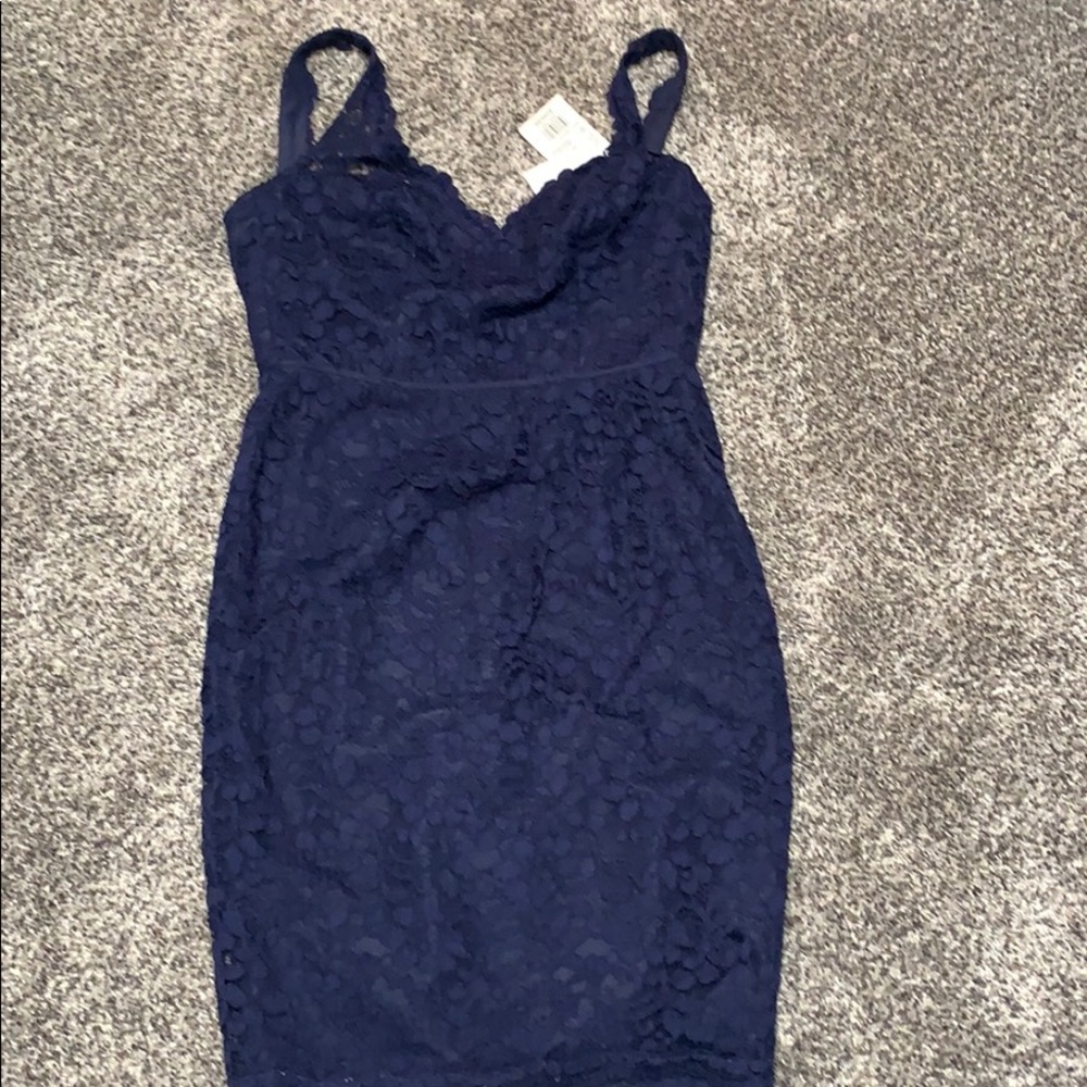 David’s bridal dark blue dress ! BRAND NEW